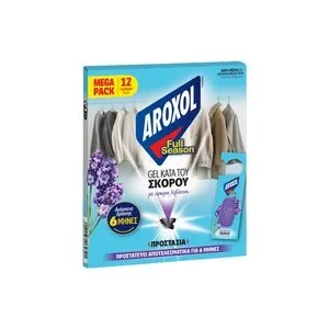 AROXOL Gel Full Season Λεβάντα Σκοροκτόνο 12 τεμ.
