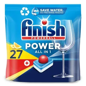 Finish All In 1 Max Ταμπλέτες Πλυντηρίου Πιάτων Λεμόνι 27τεμ.