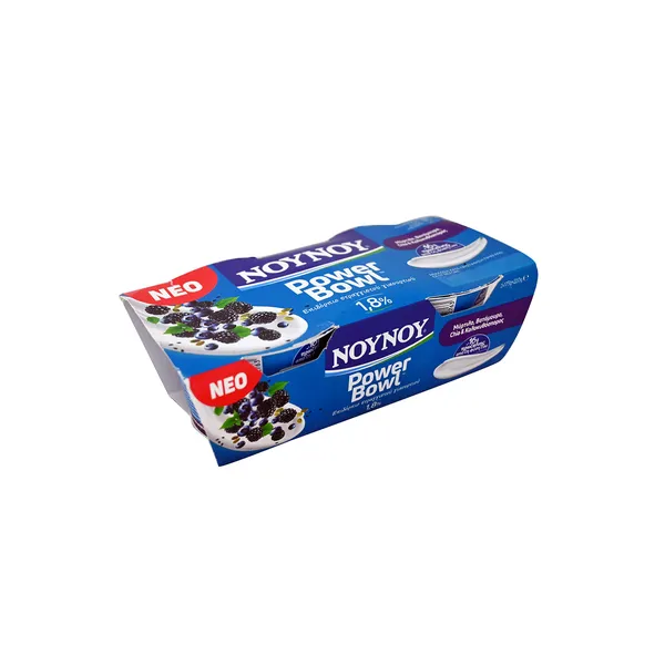 Όλα τα επιδόρπια γιαουρτιού NOYNOY powerbowl 2x175gr
