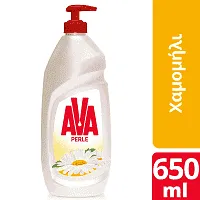 Ava Υγρό Πιάτων Perle Χαμομήλι Αντλία 650ml