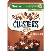 Nestle Δημητριακά Πρωινού Ολικής Άλεσης CLUSTERS® Με Σοκολάτα 330g