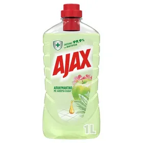 AJAX Απολυμαντικό Πατώματος με Αιθέρια Έλαια Άνθη Μηλιάς 1lt