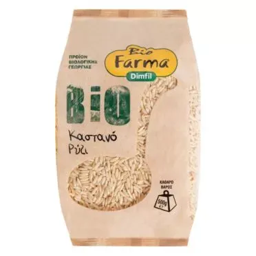 BIOFARMA ΡΥΖΙ ΚΑΣΤΑΝΟ ΠΛΗΡΕΣ ΒΙΟ 500GR