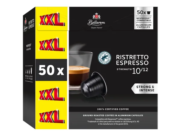 Κάψουλες εσπρέσσο Ristretto XXL