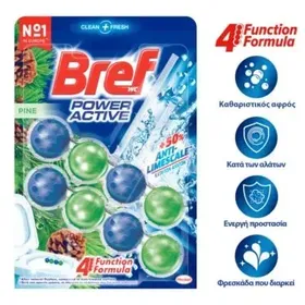 Bref WC Block Power Active Pine Forest Μπλοκ Τουαλέτας 2x50g