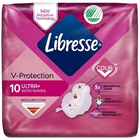 Libresse Σερβιέτες Ultra Regular 10τεμ.