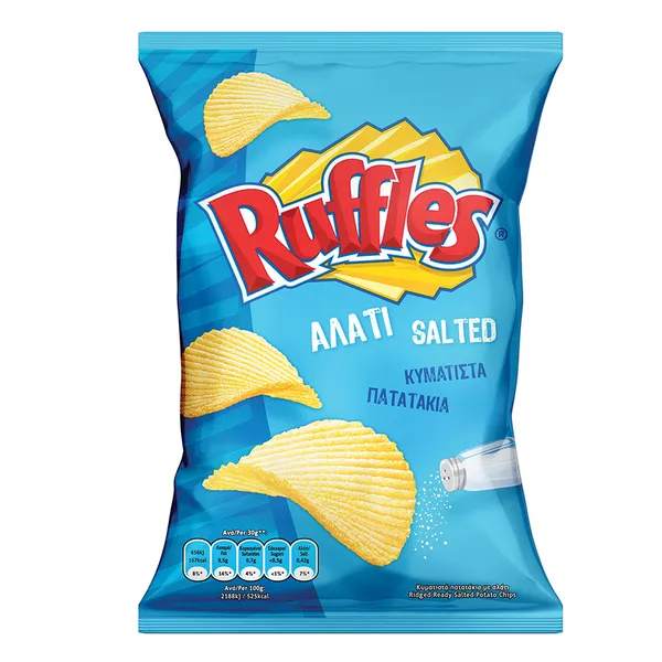 RUFFLES Chips Αλάτι 140γρ