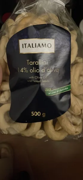 Κράκερ tarallini (Ελαιόλαδο, μάραθος, καυτερή πιπεριά)