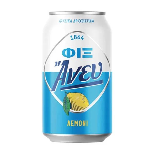 Άνευ lemon μπύρα κουτί 4x330ml