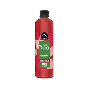 ice tea πράσινο τσάι zero φράουλα