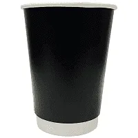 Ποτήρι Χάρτινο Μαύρο DW 12OZ 25τεμ