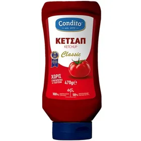 CONDITO κέτσαπ χωρίς γλουτένη 490γρ