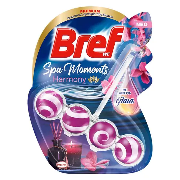 Bref Wc Spa Moments Μπλοκ Τουαλέτας Harmony 50γρ.