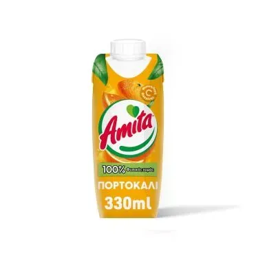 AMITA Χυμός Φυσικός Πορτοκάλι 330ml