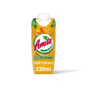 AMITA Χυμός Φυσικός Πορτοκάλι 330ml