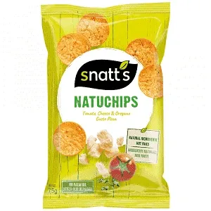 SNATT'S Chips Popped Τομάτα Τυρί Ρίγανη 75gr
