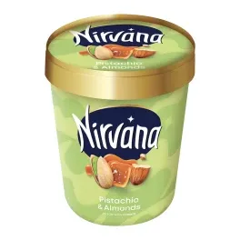 Nirvana Παγωτό Φυστίκι & Αμύγδαλο 420ml