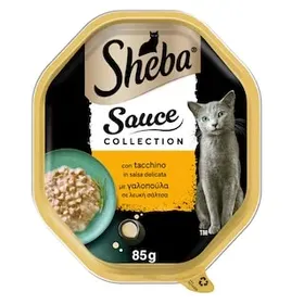 SHEBA Γατοτροφή Sauce Speciale Γαλοπούλα σε Σάλτσα 85g