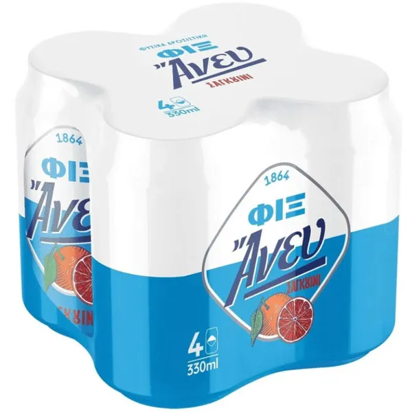 μπύρα χωρίς αλκοόλ με γεύση σαγκουίνι 4x330ml
