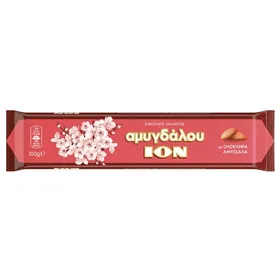 ΙΟΝ Σοκολάτα Γάλακτος με Ολόκληρα Αμύγδαλα 100gr
