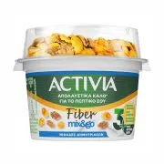 ACTIVIA Fiber Mix&Go Επιδόρπιο Γιαουρτιού & Νιφάδες Δημητριακών 163g