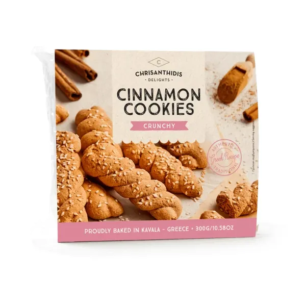 Κουλουράκια κανέλα και σταφίδα 300γρ