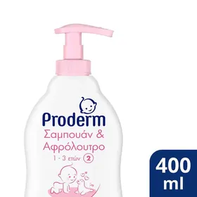 PRODERM σαμπουάν & αφρόλουτρο 1-3 ετών 400ml