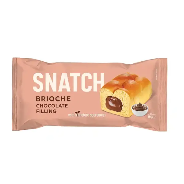 Snatch Τσουρέκι Μπριός Με Γέμιση Κρέμα Σοκολάτα & Προζύμι 28% 110γρ.