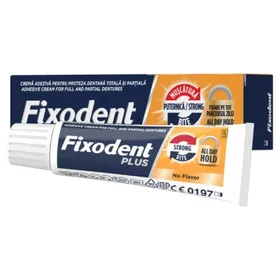 Fixodent Plus (πορτοκαλί συσκευασία) Färs aroma/No Flavor