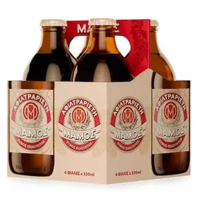 ΜΑΜΟΣ ΑΦΙΛΤΡΑΡΙΣΤΗ μπίρα retro φιάλη 4X330ml