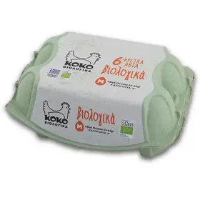 Κοκο Αυγά Βιολογικά Medium 6x63g