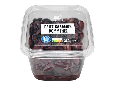 Ελιές καλαμών κομμένες 380g