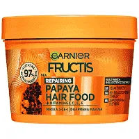 L'oreal Garnier Fructis Μάσκα Μαλλιών Hairfood Papaya Για Φθαρμένα Μαλλιά 400ml.