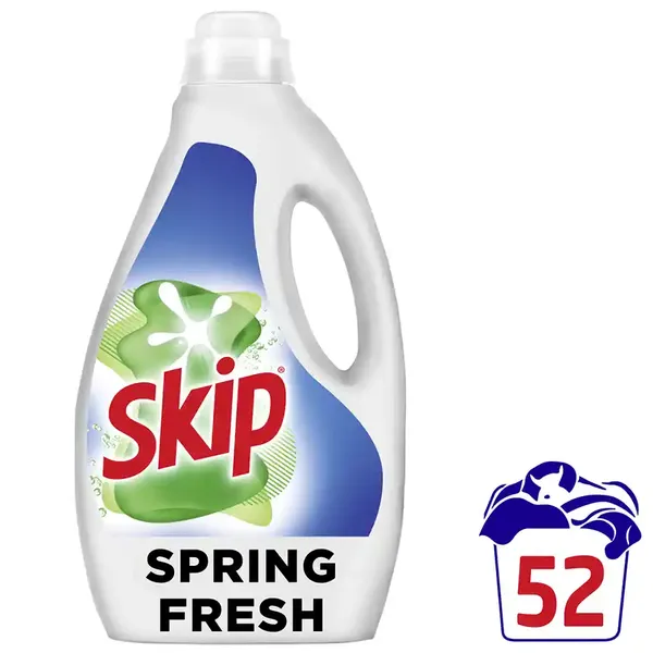 Skip Υγρό Απορρυπαντικό Πλυντηρίου Ρούχων Spring Fresh 52 ΜΕΖ