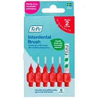 Tepe Μεσοδόντιο Bούρτσάκι 0.5mm Red 6τεμ