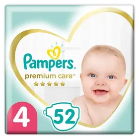 PAMPERS Premium Care Παιδικές Πάνες No4 (9-14kg) 52τεμ.