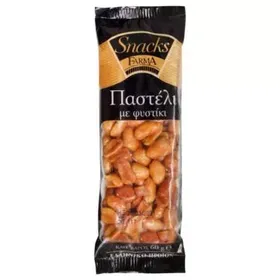 SNACKS FARMA ΠΑΣΤΕΛΙ ΜΕ ΦΥΣΤΙΚΙ 60GR