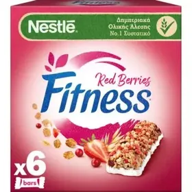 FITNESS BARS RED BERRIES ΦΡ/CRAN.6Χ23,5Γ