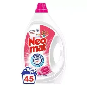 Neomat Υγρό Απορρυπαντικό Ρούχων All in 1 Άνθη Τριανταφυλλιάς 2,02511 45μεζ