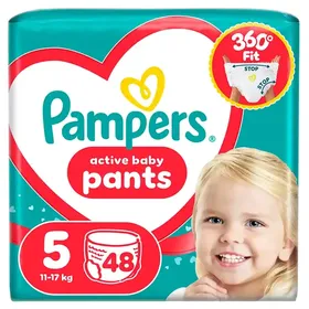 Pampers Pants Πάνες Βρακάκι No5 (11-17kg.) Jumbo Pack 48τεμ.