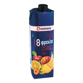 χυμός 8 φρούτα 7 βιταμίνες 1lt