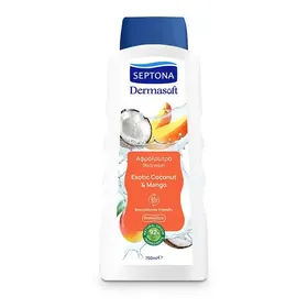 Septona Dermasoft Αφρόλουτρο Coconut & Mango 750ml