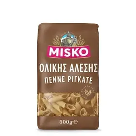 MISKO ΜΑΚΑΡΟΝΙ ΠΕΝΝΕ ΡΙΓΚΑΤΕ ΟΛΙΚΗΣ ΑΛΕΣΗΣ 500GR