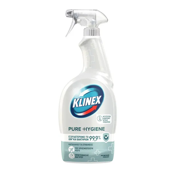 KLINEX Hygiene Καθαριστικό Spray Χωρίς Χλώριο 750ml