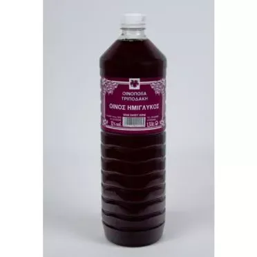 ΤΡΙΠΟΔΑΚΗ ΗΜΙΓΛΥΚΟΣ ΚΡΑΣΙ 1.5LT.