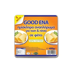 GOOD ENA ημίσκληρο αναπλήρωμα για τοστ & πίτσα σε φέτες 400γρ