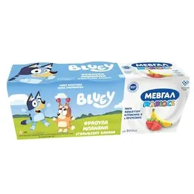 Maniacs Bluey Επιδόρπιο Γιαουρτιού Φράουλα Μπανάνα 3x140g