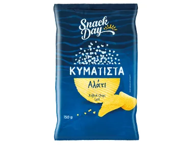 Τσιπς κυματιστά αλάτι 150 g