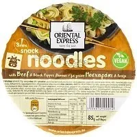 Oriental Express Noodles Pot Μοσχάρι & Μαύρο Πιπέρι 85gr