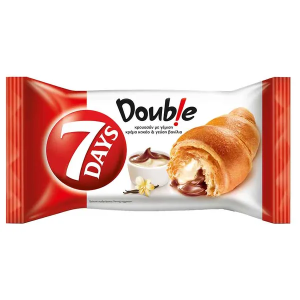 7Days Κρουασάν Με Κρέμα Κακάο & Βανίλια 70γρ.